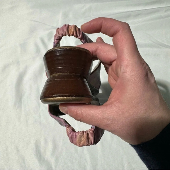 Icon Hand Painted Slingback Open Toe Sandals 6M - Picture 12 of 14